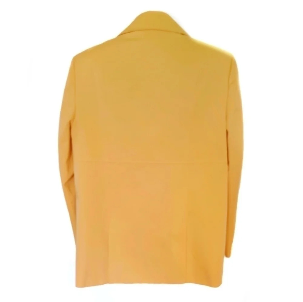 Vintage Talbots Yellow Blazer Jacket Oversized 90s Minimalist Quiet Luxury 16 - Picture 5 of 9